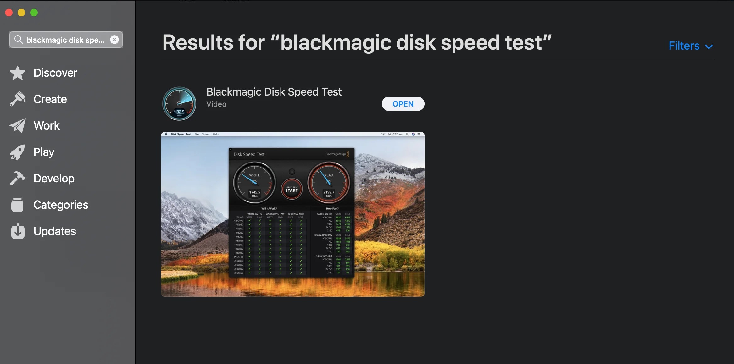 Blackmagic Design Disk Speed Test Windows
